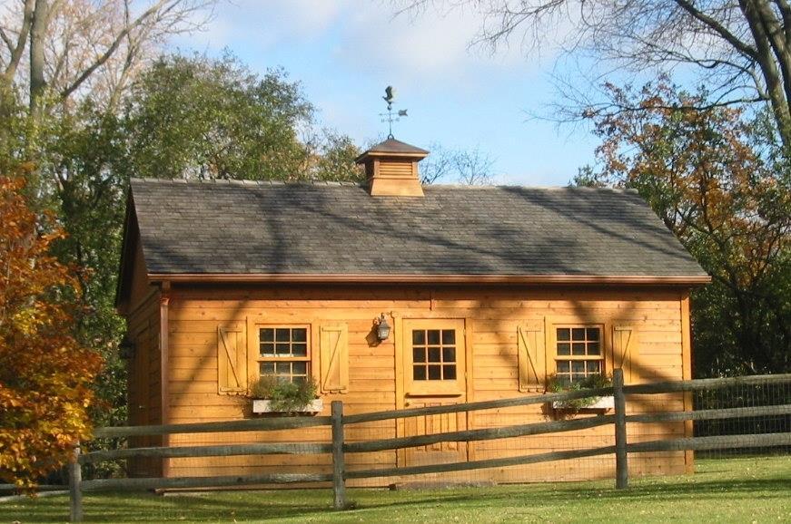 Kepler creek 16x24 cabins with sonoma coupola in Lakeforest Illinois. ID number 13952-1