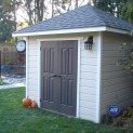 Cedar Sonoma 8x8 garden shed with double doors in Mississauga Ontario. ID number 136820-1