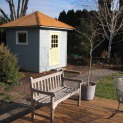 Sonoma 6x8 garden shed with workshop window in Houston Texas. ID number 124280-1