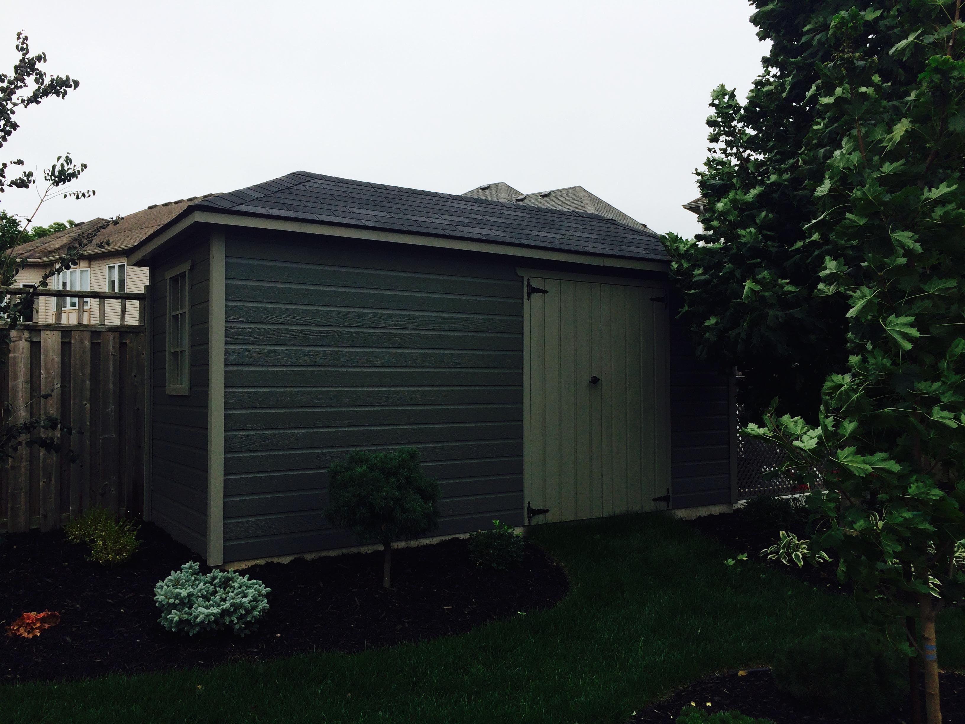 Sonoma 6x16 home studio with pane sidelite window in Kitchener Ontario. ID number 181378-5