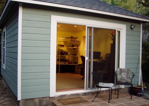 Canexel Sonoma 14 X 16 home studio with opening sash in San Anselmo California. ID number 55042-1