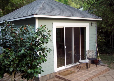 Canexel Sonoma 14 X 16 home studio with opening sash in San Anselmo California. ID number 55042-3