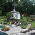Sonoma 10x14 pool house with single hung window in Laurel Hollow New York. ID number 206572-2
