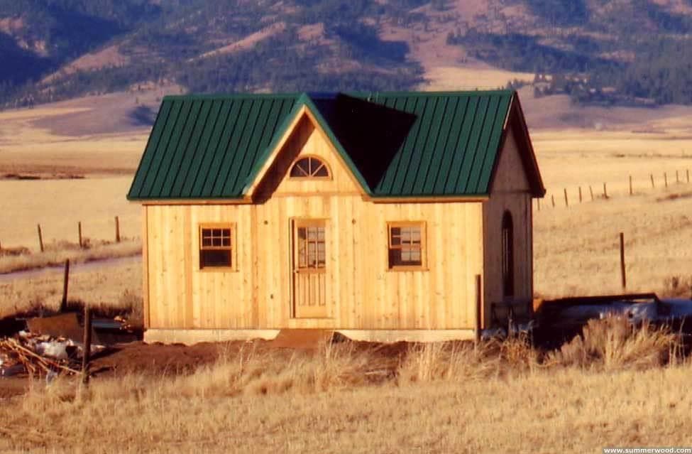 Breckenbridge 14x24 cabins with arch window in Fairfield Idaho. ID number 4670-2