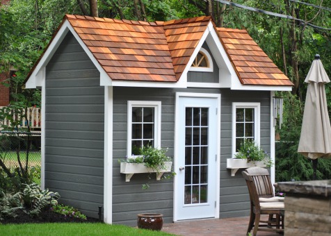 Copper creek 6x12 garden shed with dormers in Toronto Ontario. ID number 151929-1