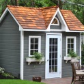 Copper creek 6x12 garden shed with dormers in Toronto Ontario. ID number 205862-1