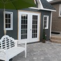 Copper Creek 14x14 pool house with double doors in Cobourg Ontario. ID number 178100-2