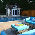 Copper Creek 14x14 pool house with sidelite windows in Pickering. ID number 174292-1