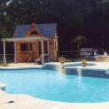Copper Creek 10x14 pool house with single dutch door in Coatenville Pensylvania. ID number 41189-3