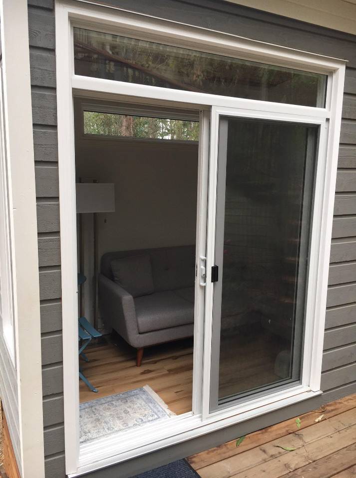 Front view of 6' x 10' Urban Home Studio a located in Half Moon Bay, California  – Summerwood
