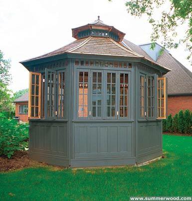 San cristobal pool house 12ft with double french doors in Mississauga Ontario. ID number 414-3.