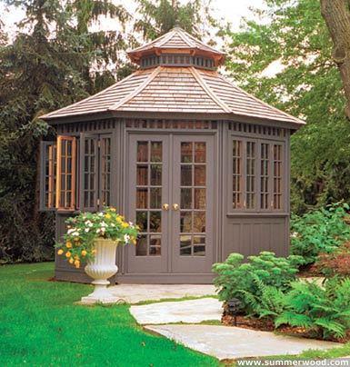 San cristobal pool house 12ft with double french doors in Mississauga Ontario. ID number 414-5.