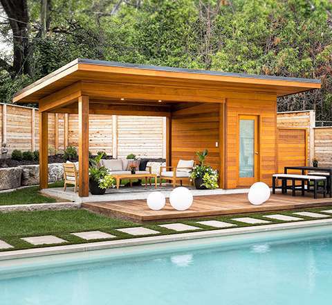 Luxurious Pool House Cabana Kits Summerwood Products