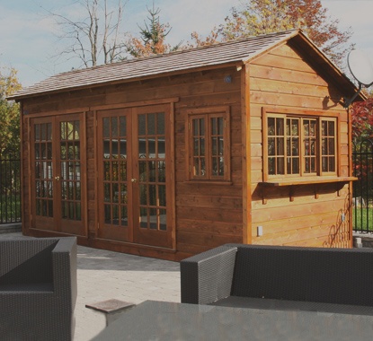 Backyard Prefab Bar Harbor Workshop Kit - Summerwood Products