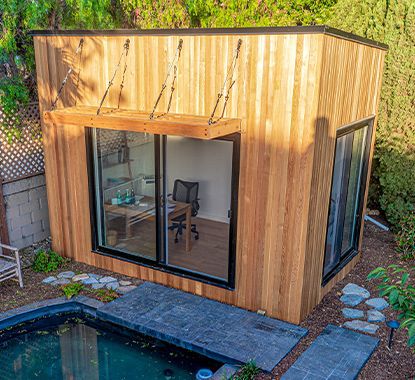 Quadra Modern Pool Cabana Kit Summerwood Products 