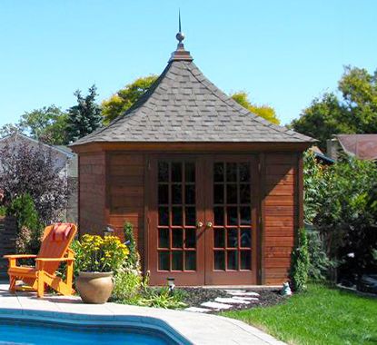 Melbourne Prefab Pool Cabana Kit - Summerwood Products