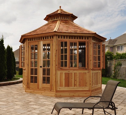 Backyard San Cristobal Prefab Spa Enclosure Kit - Summerwood Products