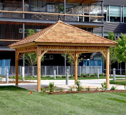 Backyard Cedar Prefab Montpellier Gazebo Kit - Summerwood Products