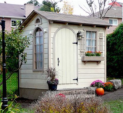Cedar Bar harbor garden shed kit Summerwood Products