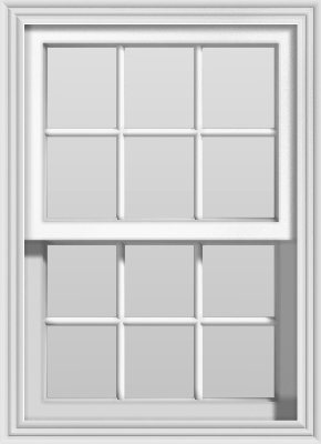 Large Double Hung Window (Full Lites) 