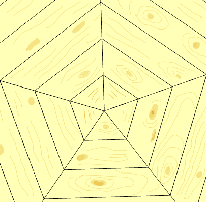 Interior Pine 5-Sided Roof Vaulted Ceiling