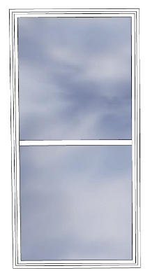 Large Double Hung Window (No Divided Lites) - 36"W x 72"H