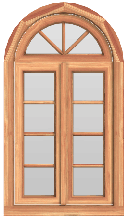 Arched Casement Window