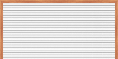 Rolling Garage Door - White (14' x 7')