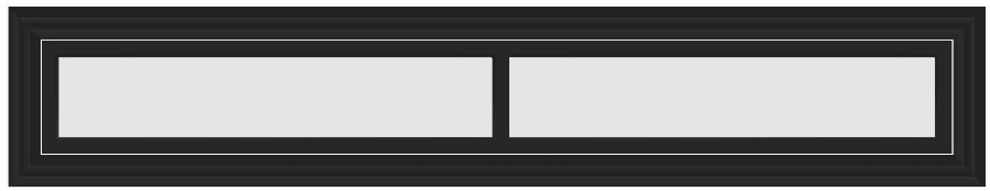 Transom Window (Sliding) - (72 1/2" X 12") - (Black outside/white inside)