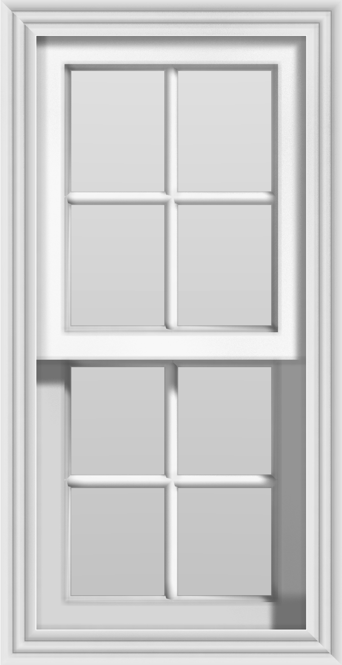 Fiberglass Double Hung Window (Full Lites)
