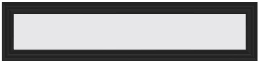 Fiberglass Transom Window (Fixed) (black) - 59 1/2" X 12"  