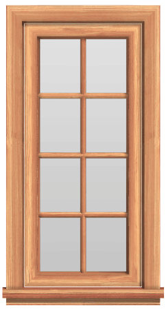 Single Casement Full Muttin Window