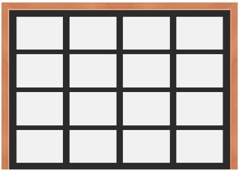 Ultra Modern Black Aluminum Garage Door w/Frosted Glass (10’ x 7') (Black outside/white inside)