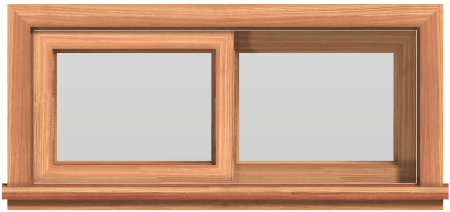 Large Sliding Clear Window