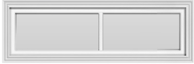 Transom Awning Window (opening) (WHITE) 59 1/2"W x 16"H