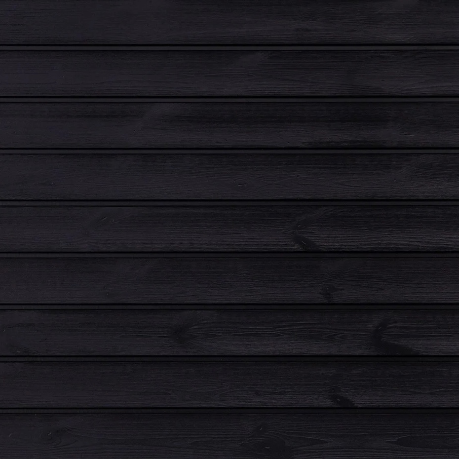 Luna Pro HN Brushed Black Thermo-wood Siding (Horizontal)