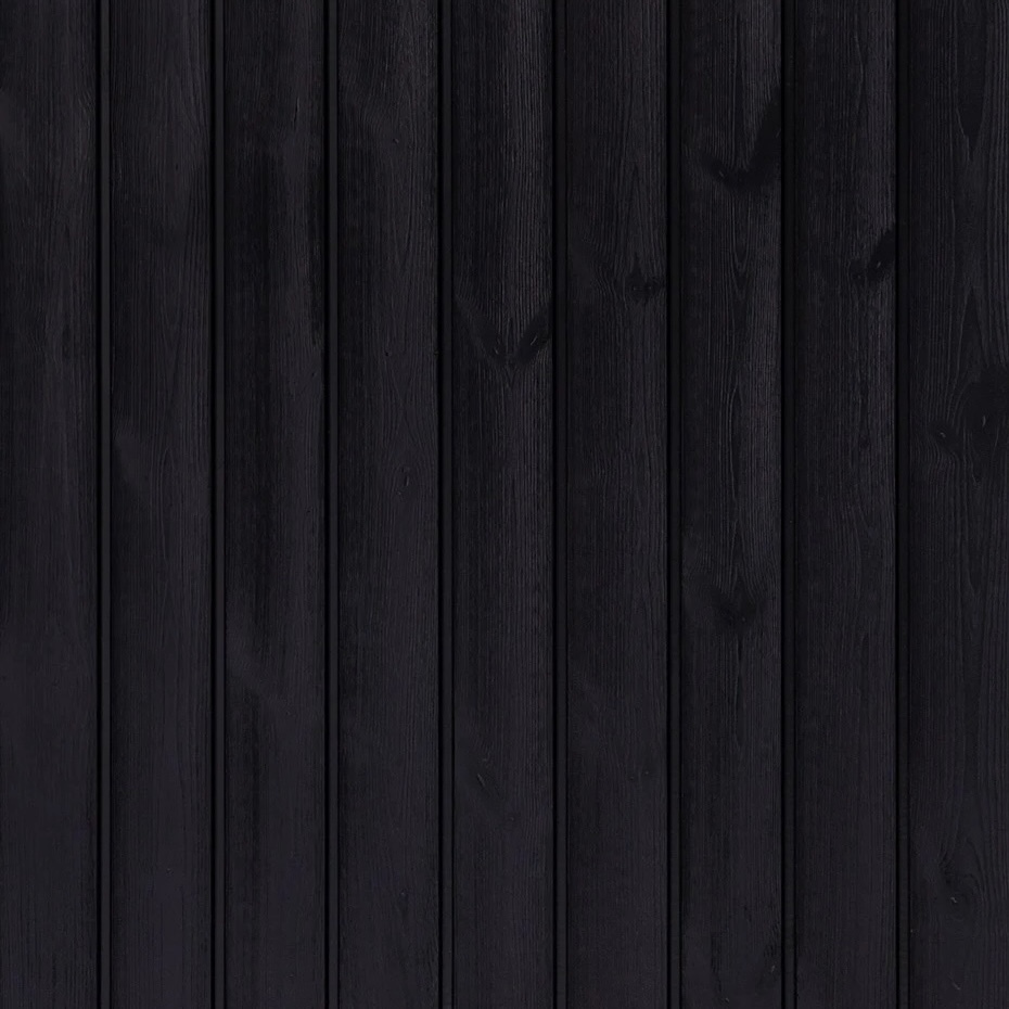 Luna Pro HN Brushed Black Thermo-wood Siding (Vertical)