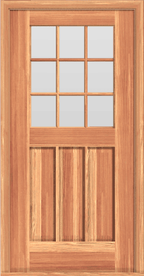 Deluxe 9-Lite Single Door
