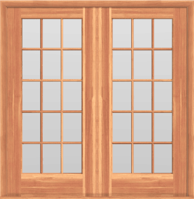 Sliding French 30-Lite Double Doors