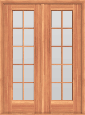 French 20-Lite Double Doors