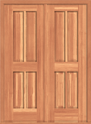 Double Solid Deluxe Doors