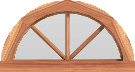4-Pane Arch Window