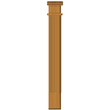 Cedar Pilaster