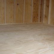 1/2" Pressure Treated Plywood Floor