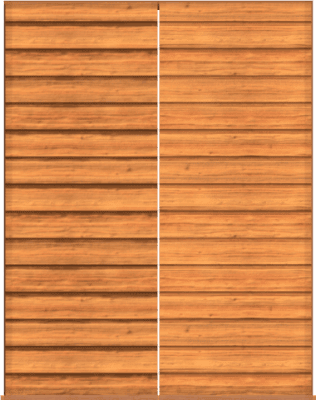 Concealed Double Doors