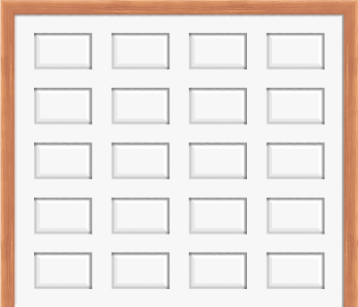 Steel Insulated Garage Door Solid Panel (8' x 7')  