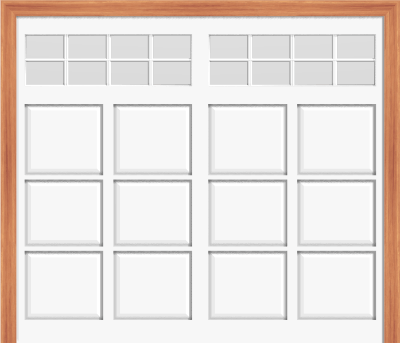 Steel Carriage Garage Door (Stockton Windows)