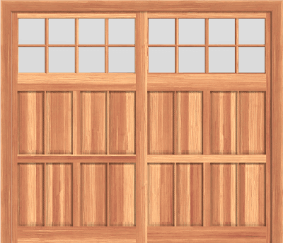 Raised Panel Coach Style Garage Door 508