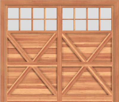 Raised Panel Coach Style Garage Door 510