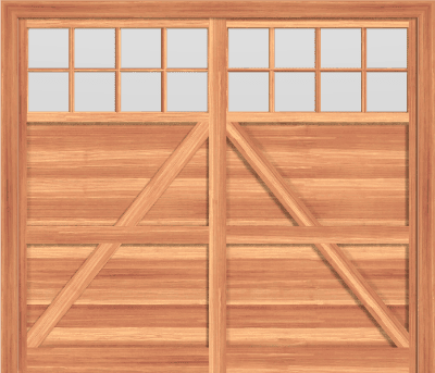 Raised Panel Coach Style Garage Door 512